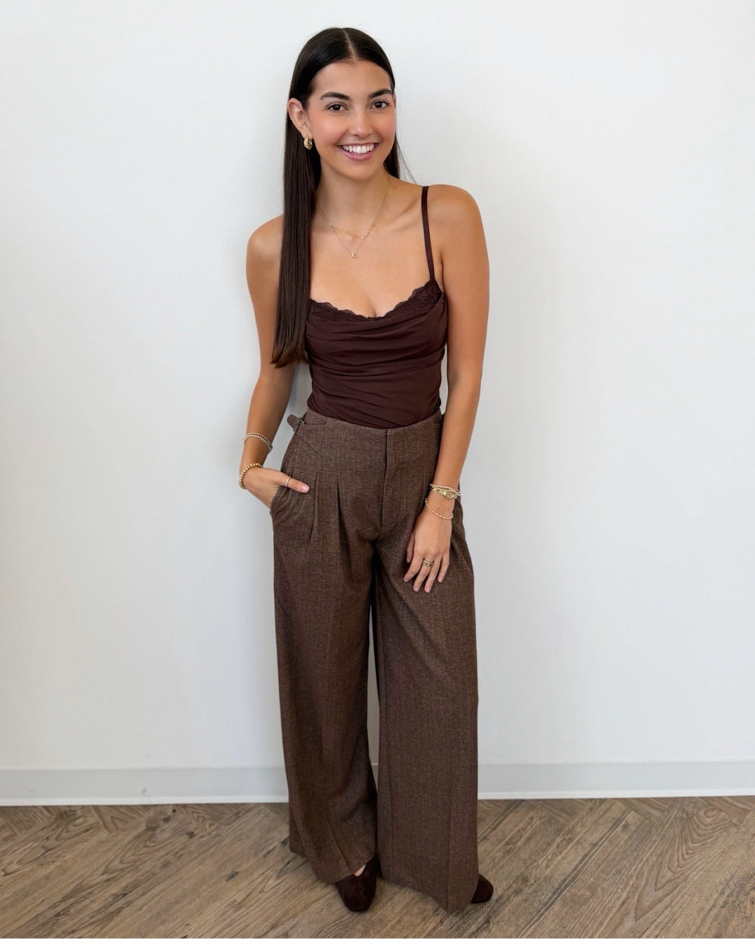 Liverpool High Rise Pleated Trouser with Side TabsLM7B65TL78