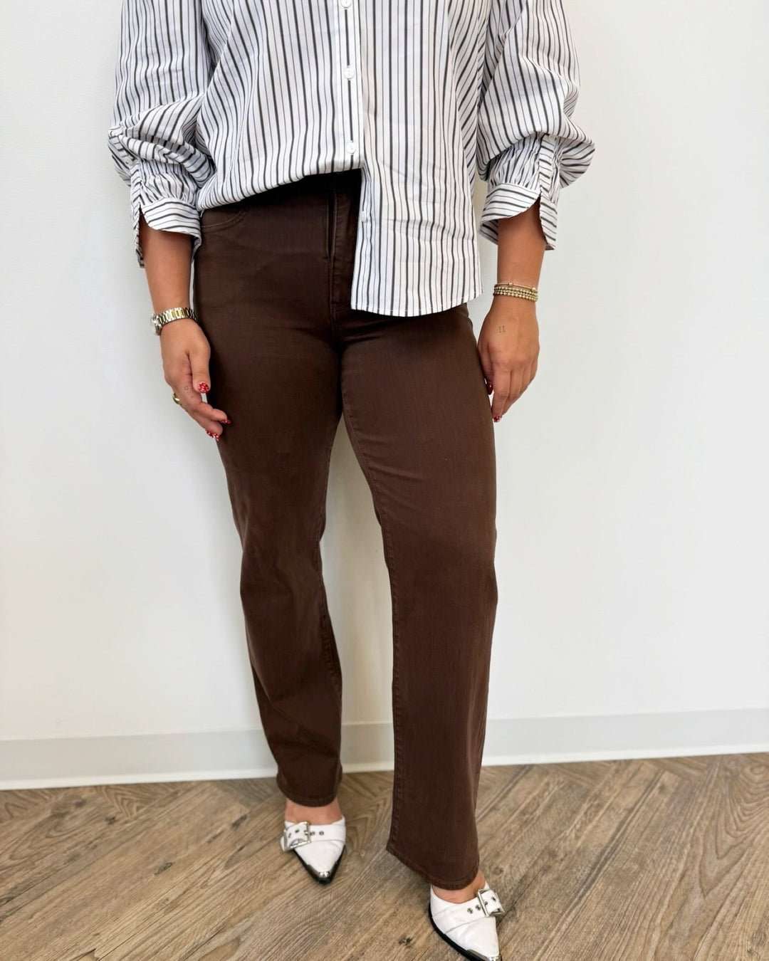 Liverpool Kennedy Comfort Waist Straight Leg JeanLM3176WF