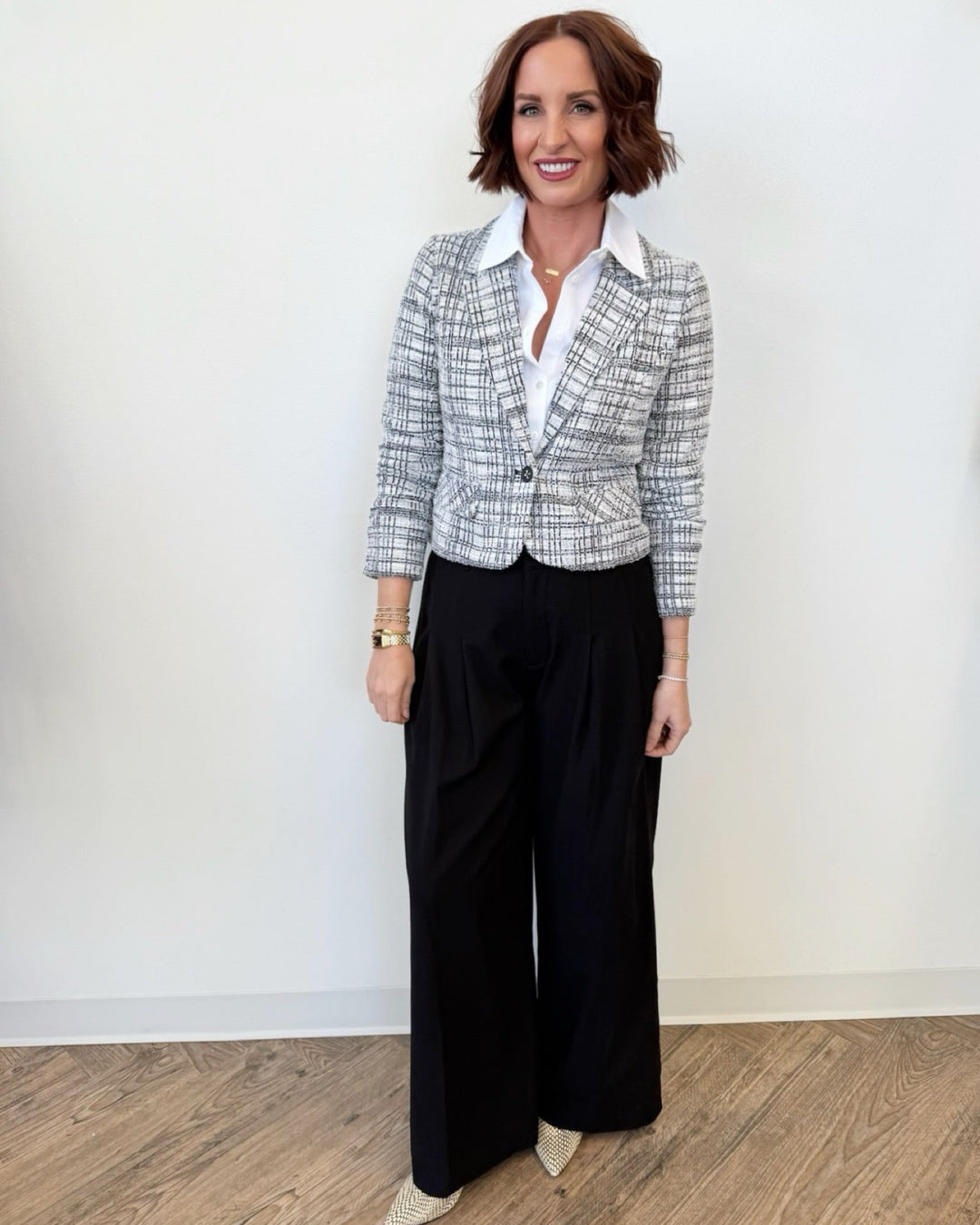 Liverpool Long Sleeve Button Front Knit ShirtLM8E25ETK