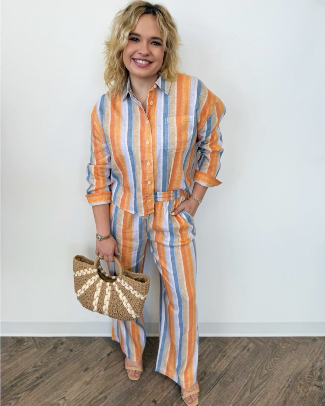 Liverpool Long Sleeve Relaxed Button Down ShirtLM8K43MLP30