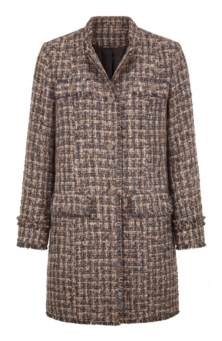 Liverpool Mandarin Collar Lady CoatLM1D41BC20