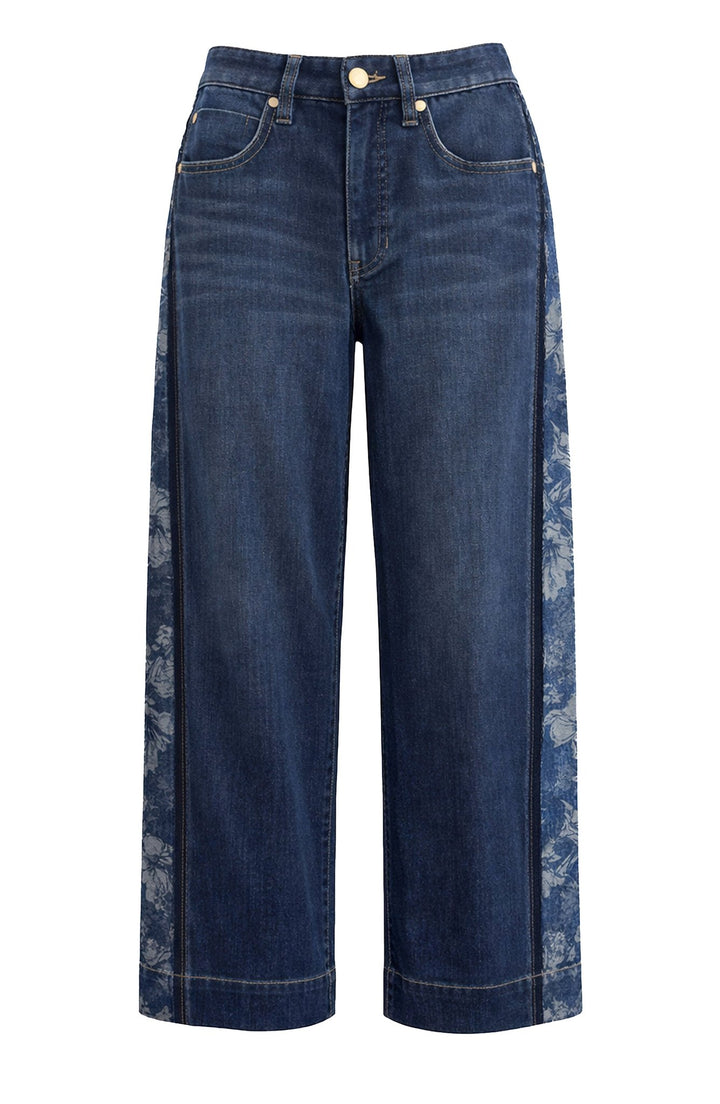Liverpool Stride Wide Leg with Jacquard BlockingLM7B46SSL