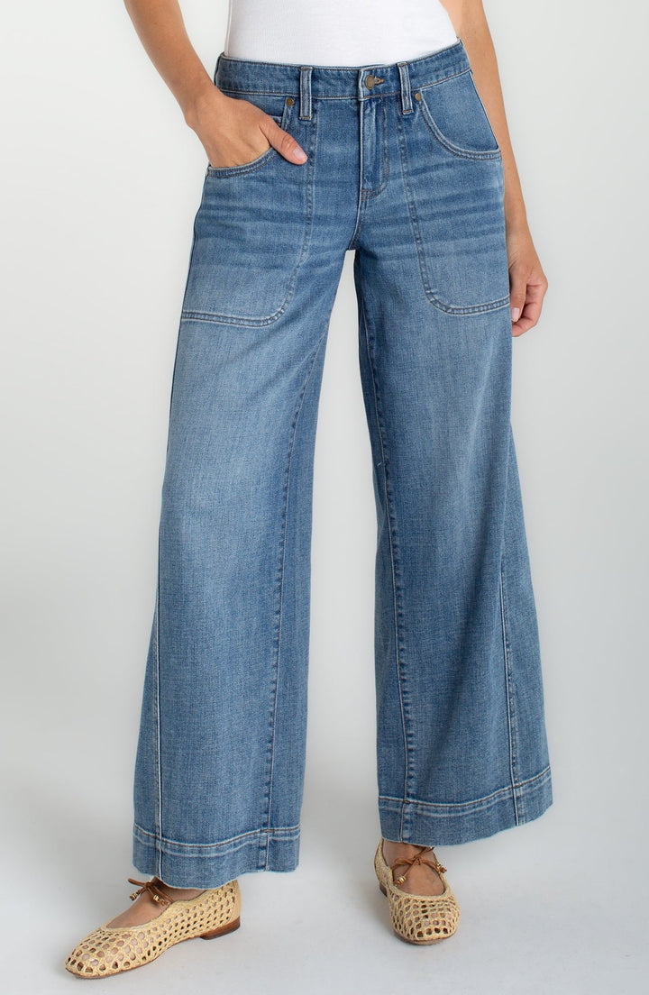 Liverpool Stride Wide Leg with Utility DetailsLM4740VX