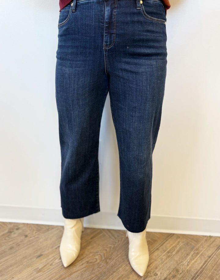 Liverpool Stride Wide Leg With Velvet Stripe
