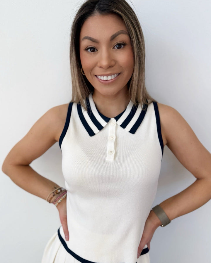 Lola Sleeveless Knit Setknit top