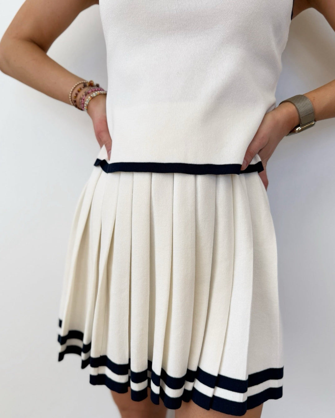 Lola Sleeveless Knit Setknit top