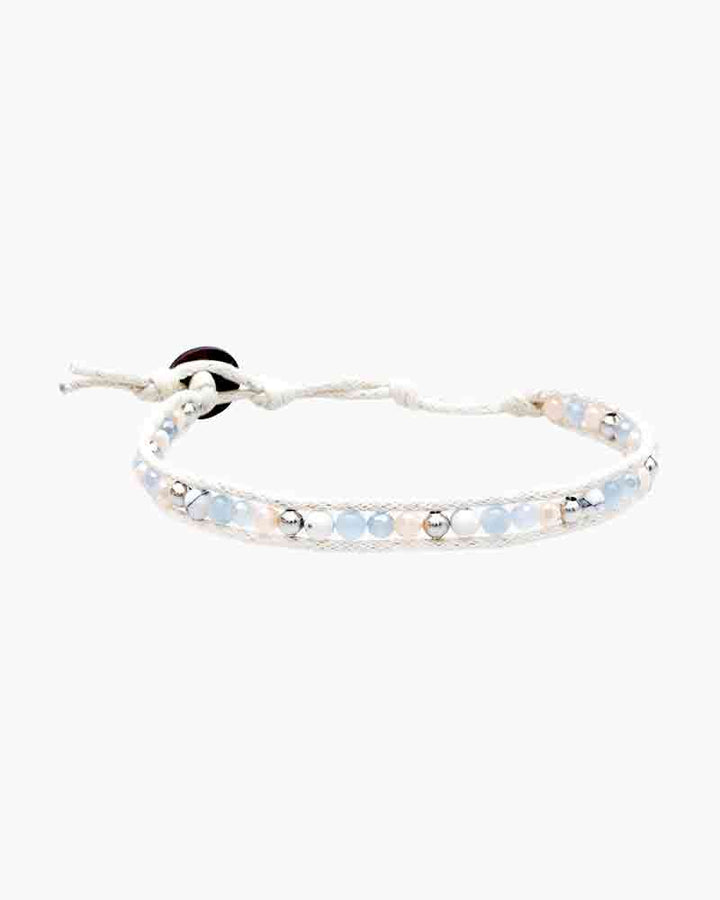 Lotus and Luna Moonstone BraceletsBracelet