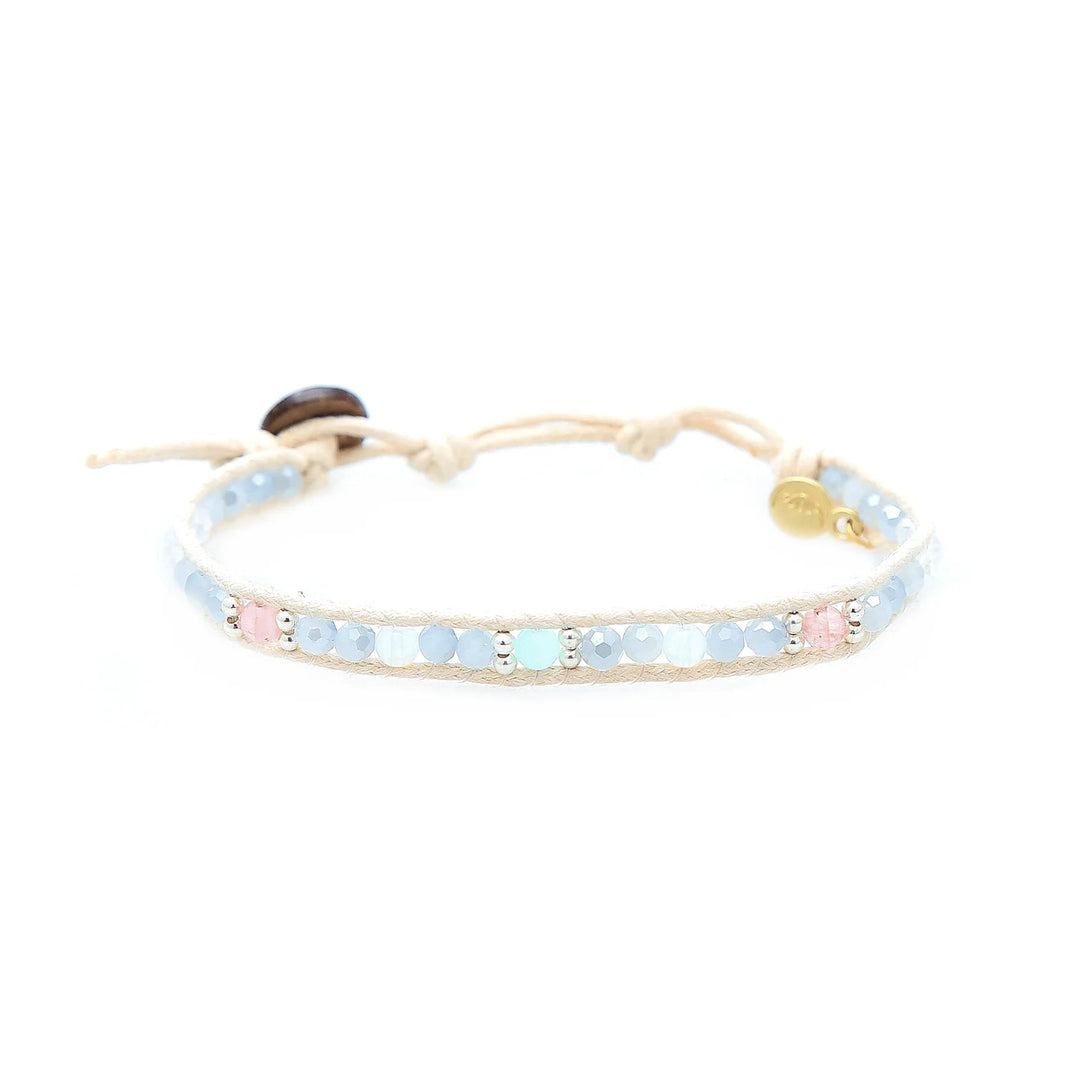 Lotus and Luna Moonstone BraceletsBracelet