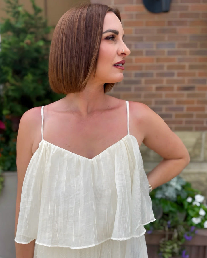 Macie Pleated Midi DressDress