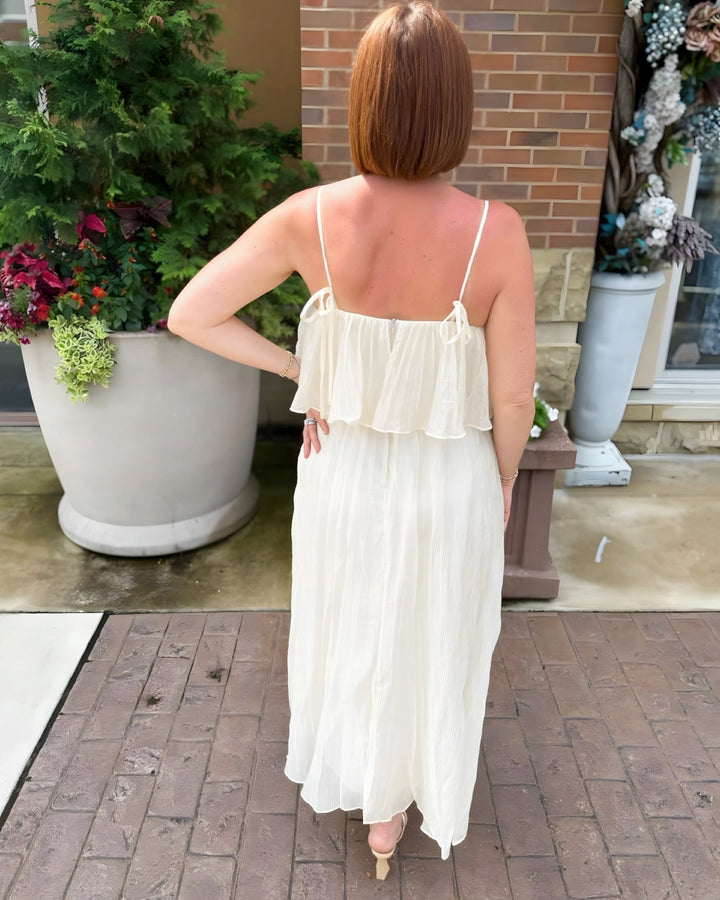 Macie Pleated Midi DressDress