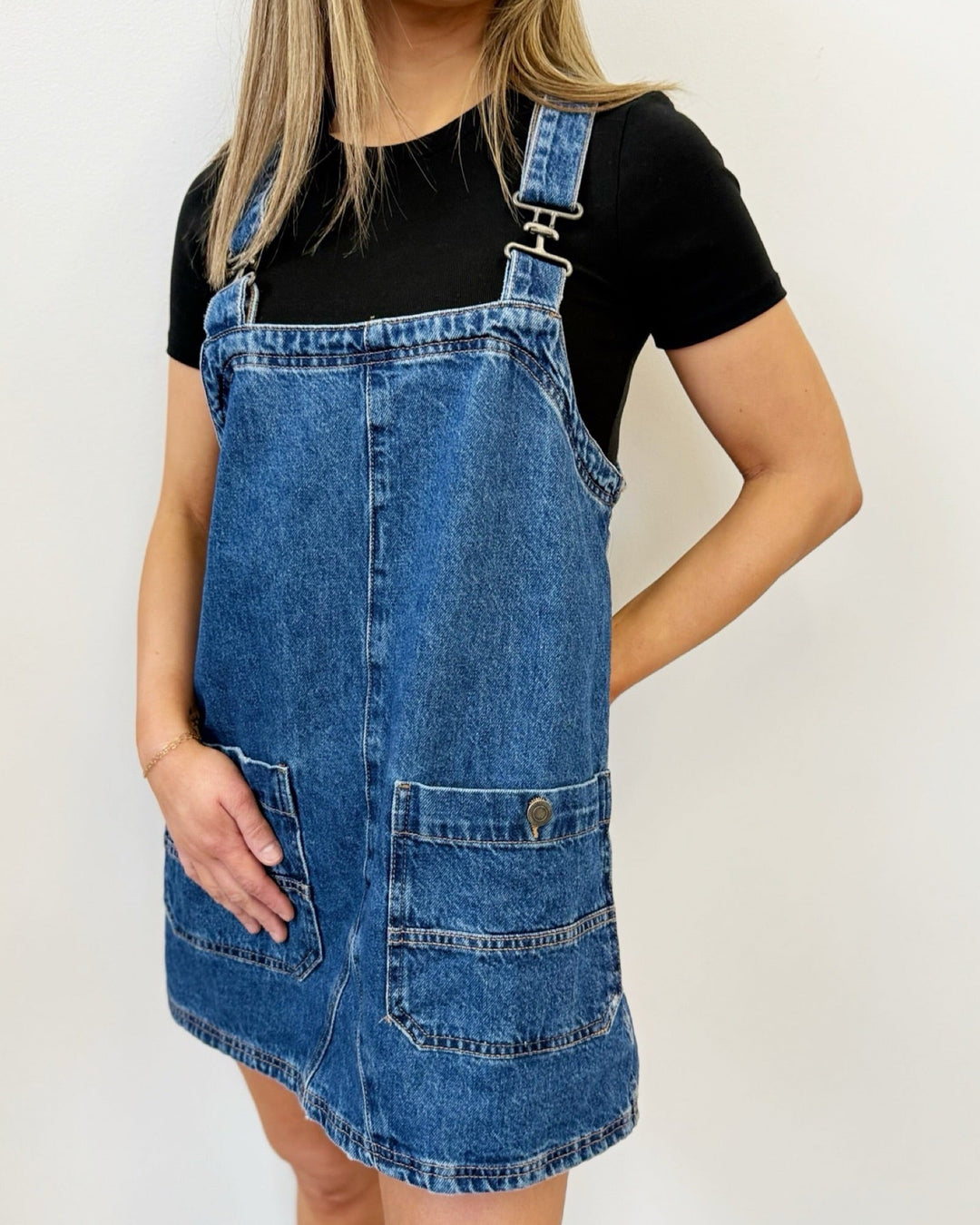 Madden Denim Overall Mini Dressoverall