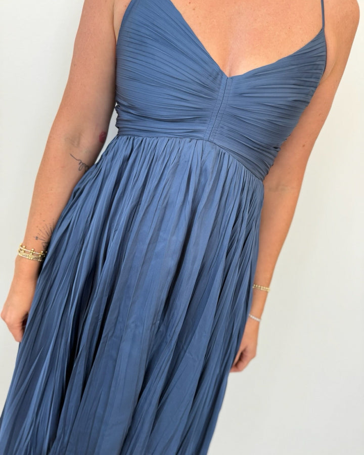 Maeve Pleated Midi Dressmidi dress