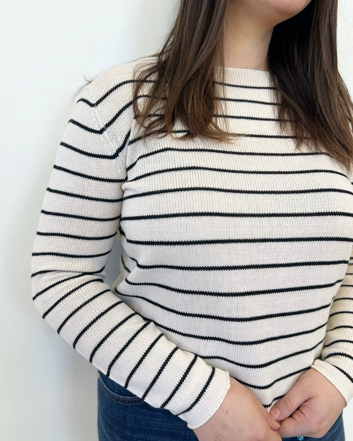 Maguire Striped Long Sleeve KnitKNIT SWEATER