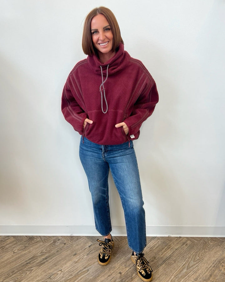 Mahogany Fleece Pullover
