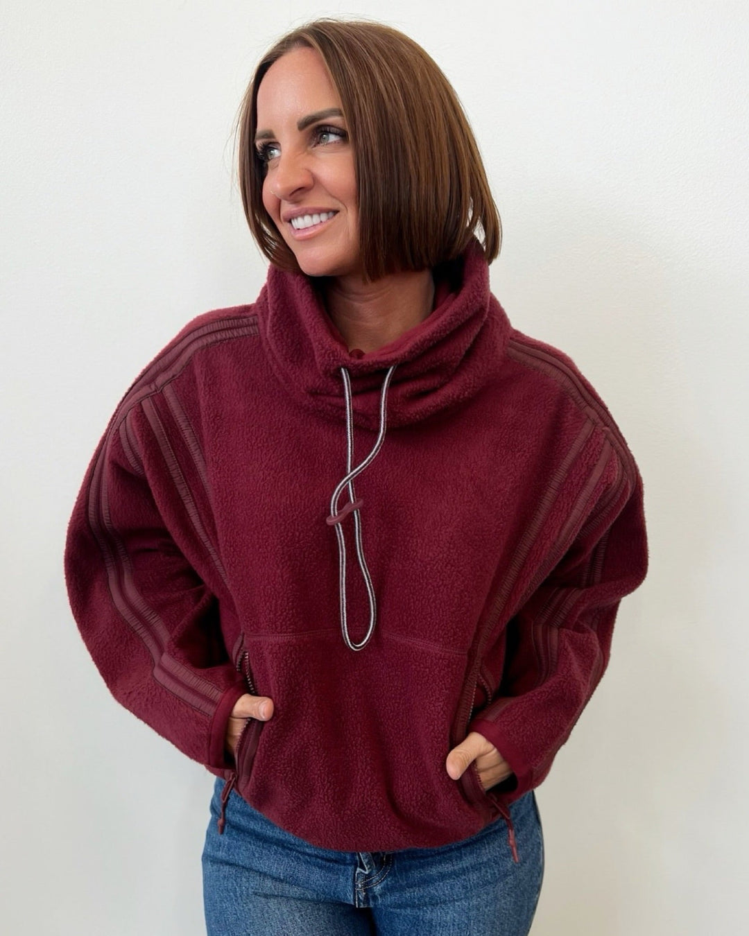 Mahogany Fleece Pullover