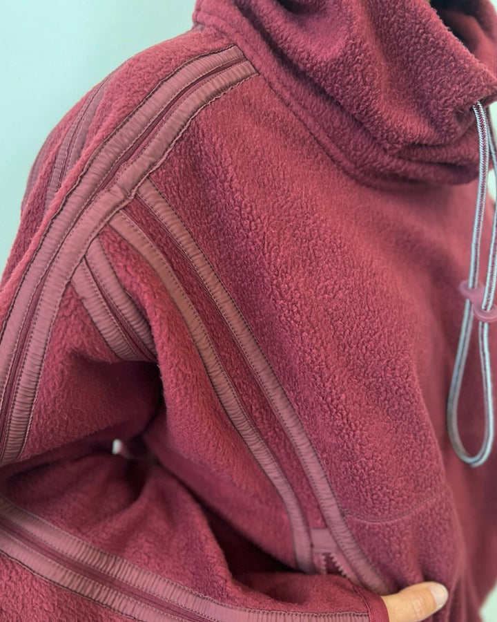 Mahogany Fleece Pullover