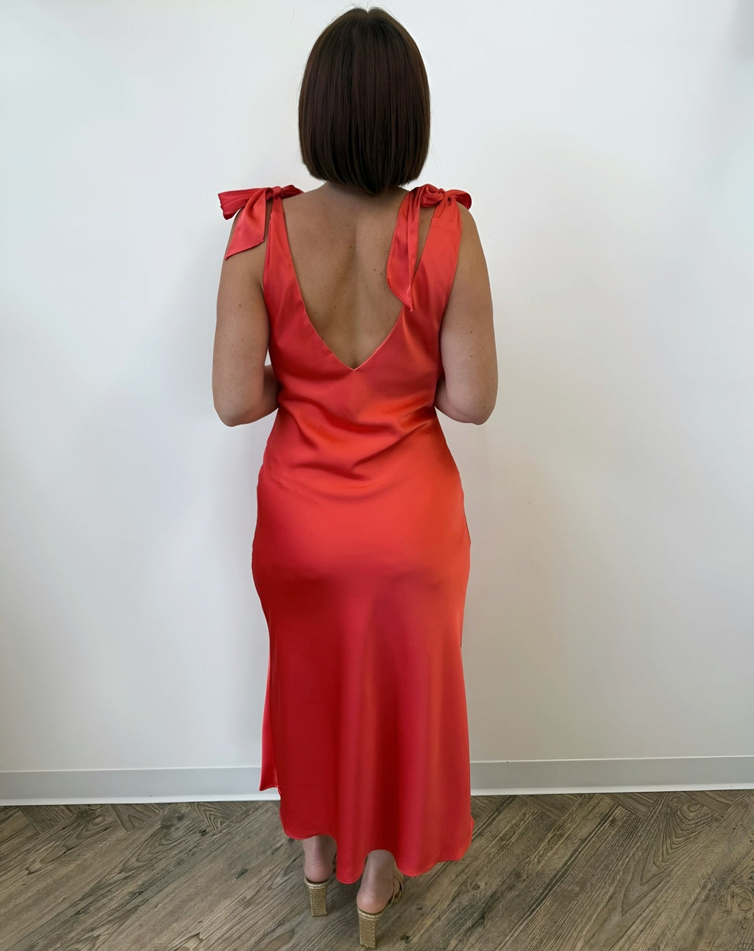Maisel Midi Dress with Cowl NecklineDress