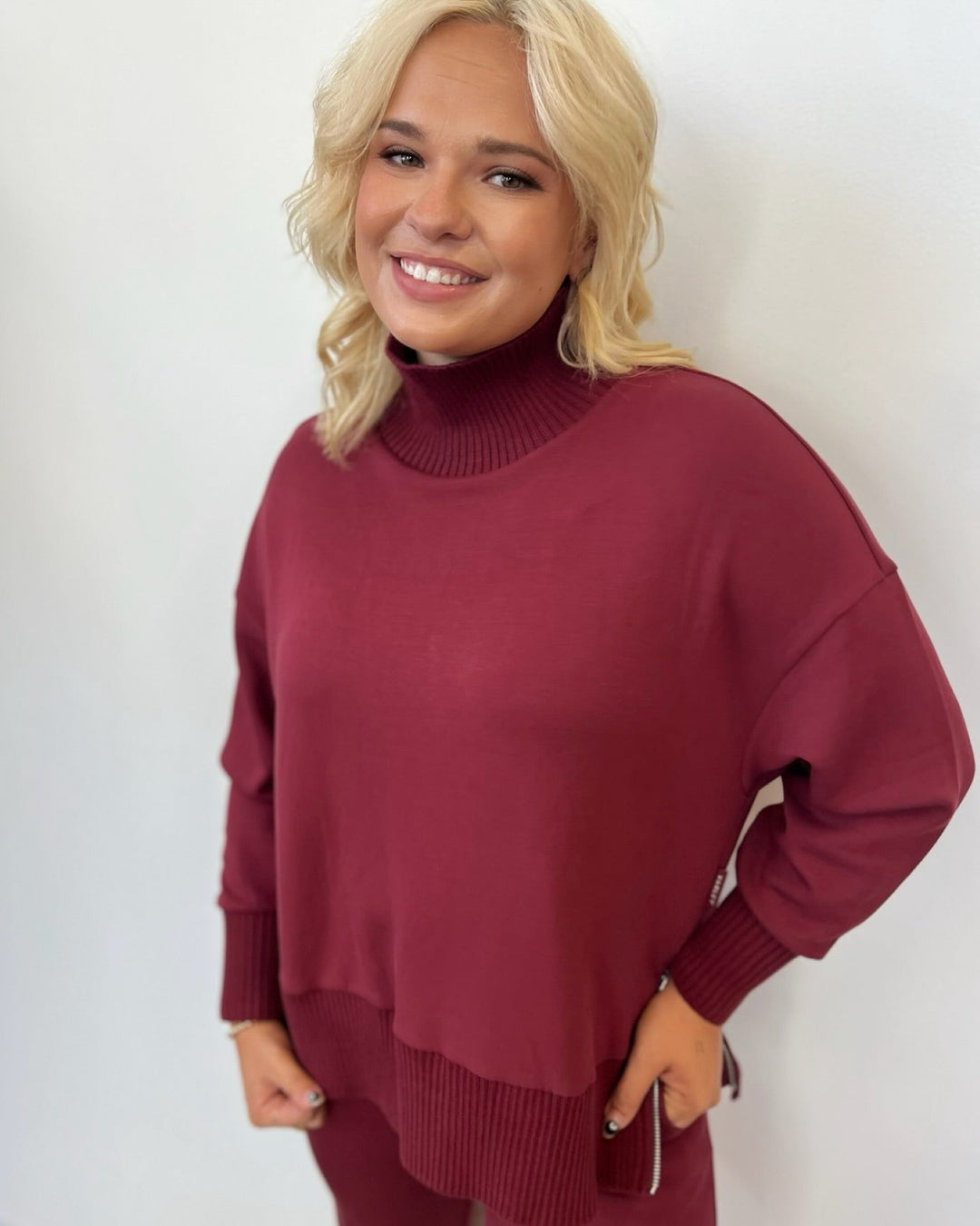 Maisie Oversized Turtle Neck SweatshirtSweatshirt