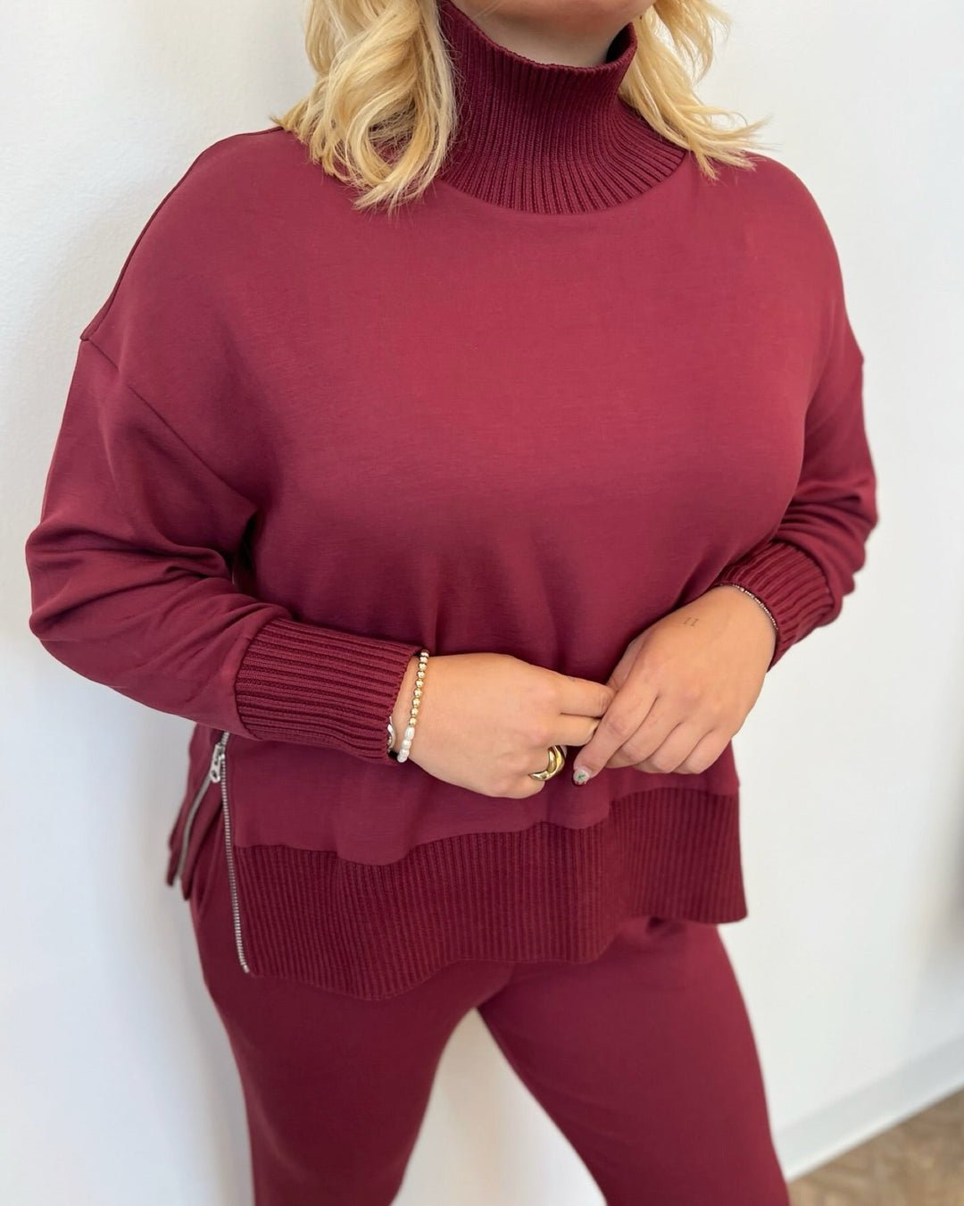 Maisie Oversized Turtle Neck SweatshirtSweatshirt