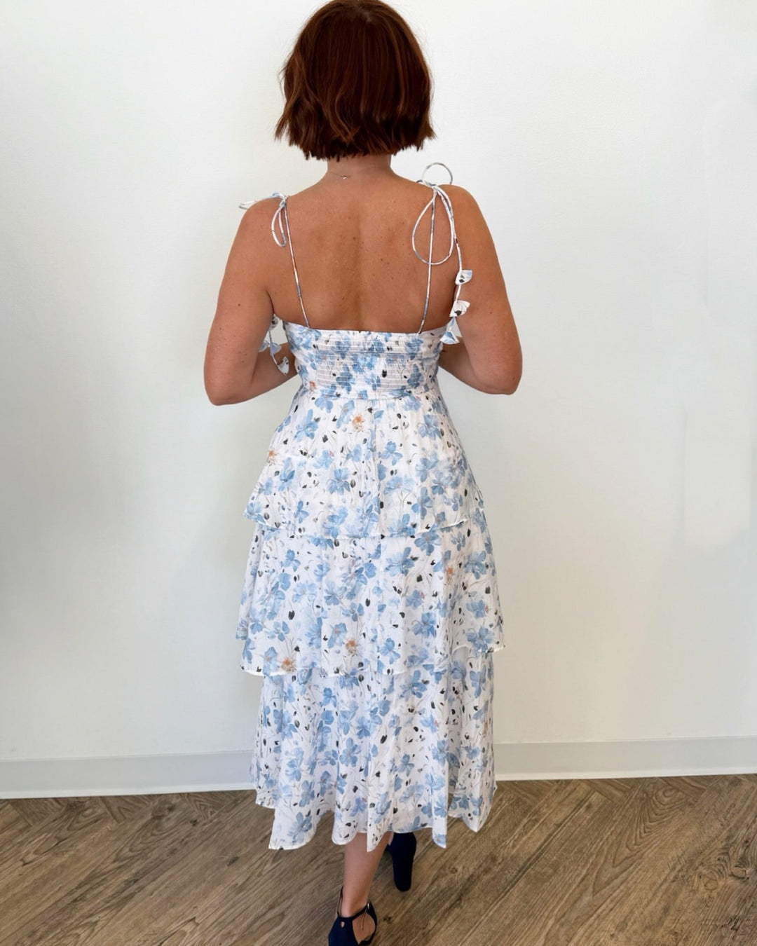 Maizie Tiered Midi Dressmidi dress