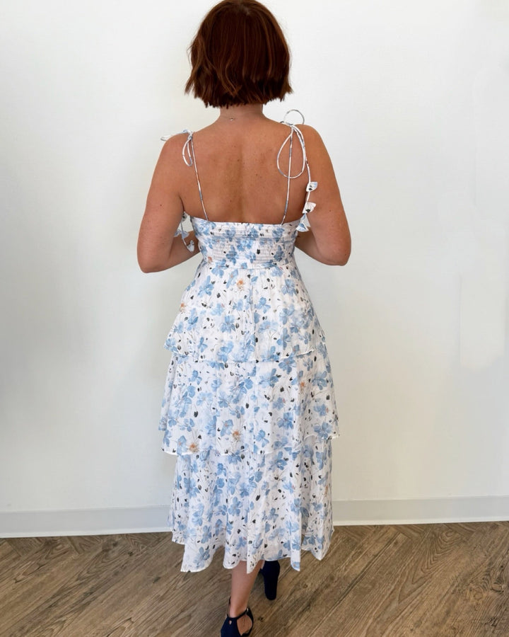 Maizie Tiered Midi Dressmidi dress