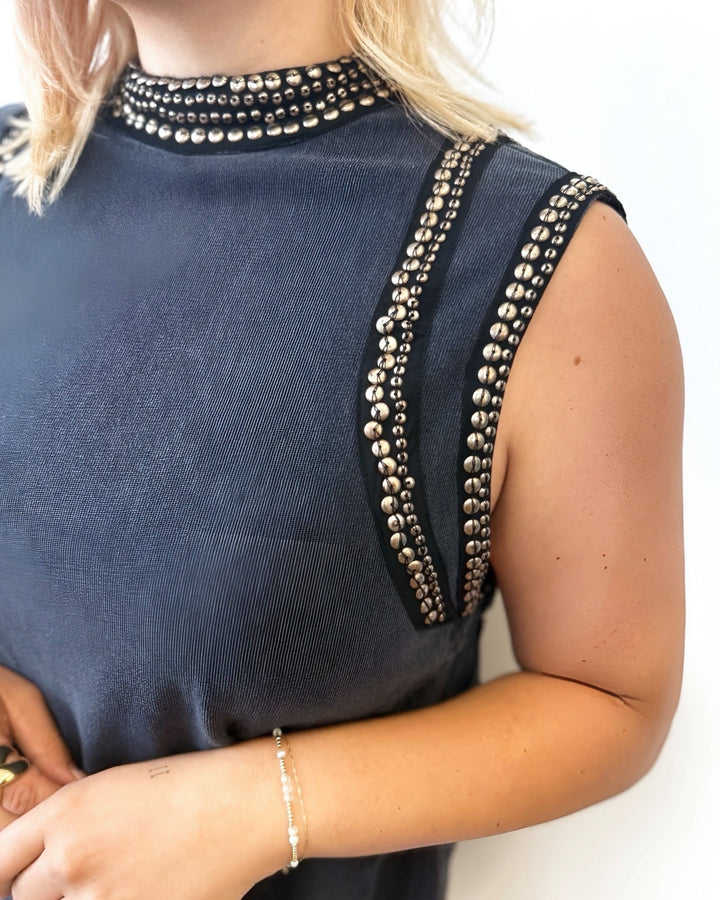 Marcie Embellished TankTank Top