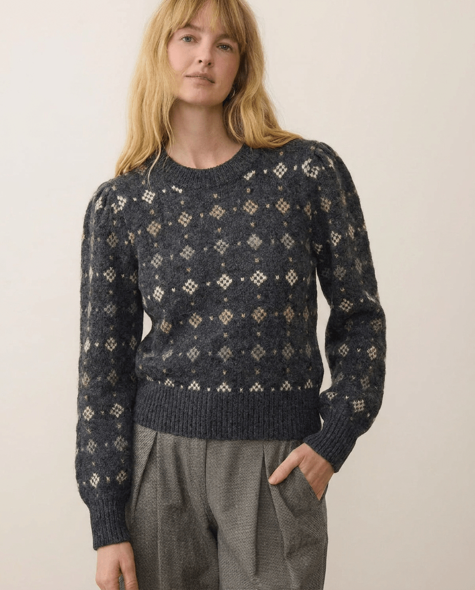 Marine Layer Alma Puff Sleeve Sweaterlong sleeve knit