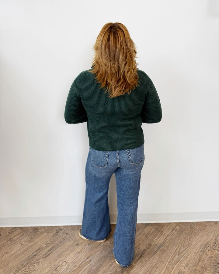 Marine Layer Chalet Quarter Zip Sweaterlong sleeve knit