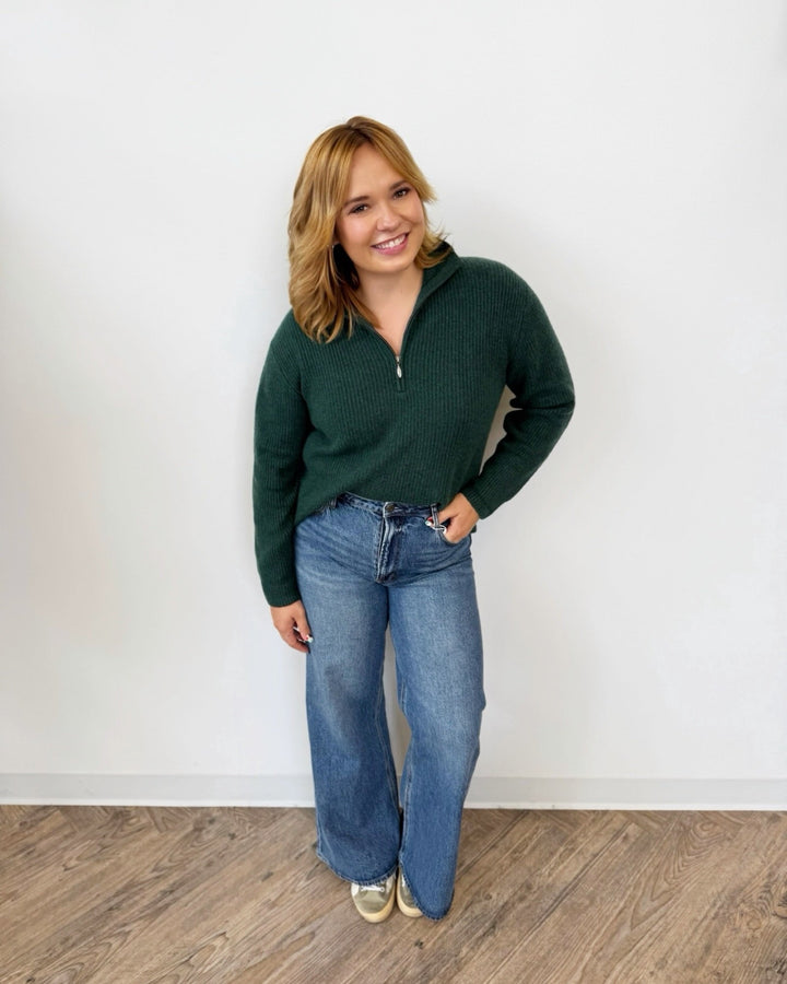 Marine Layer Chalet Quarter Zip Sweaterlong sleeve knit
