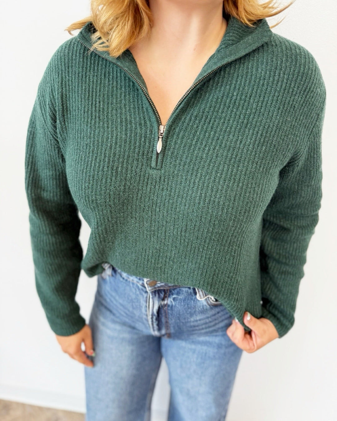 Marine Layer Chalet Quarter Zip Sweaterlong sleeve knit