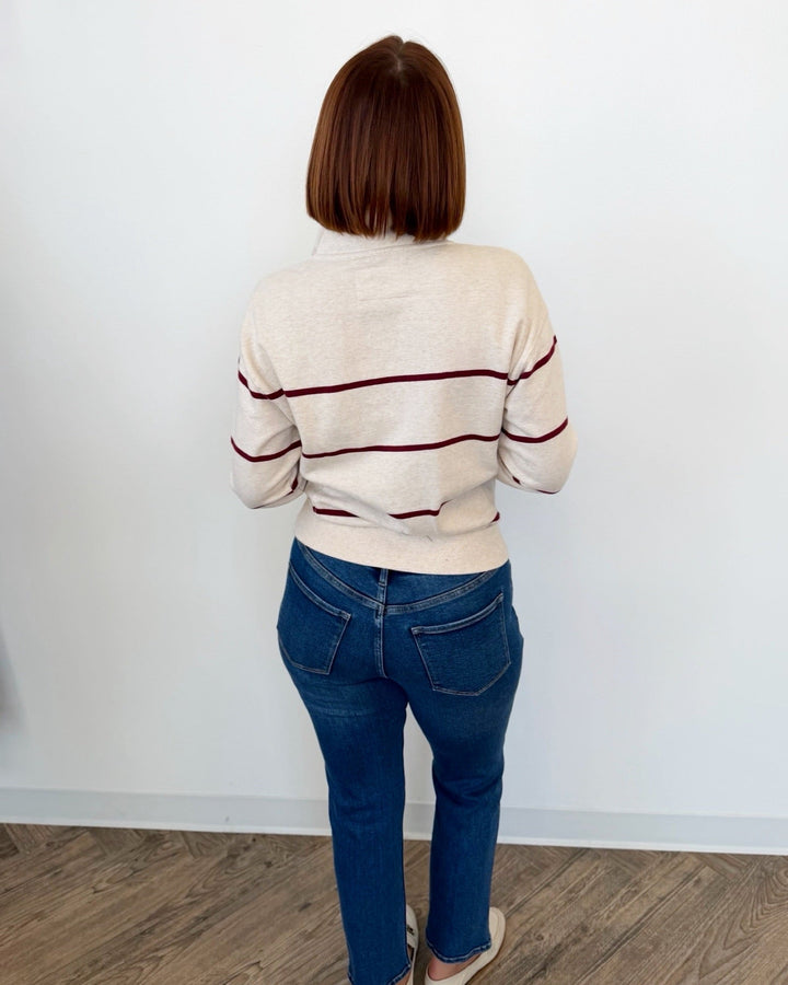Marine Layer Cloud 9 Fleece Half Ziplong sleeve pullover