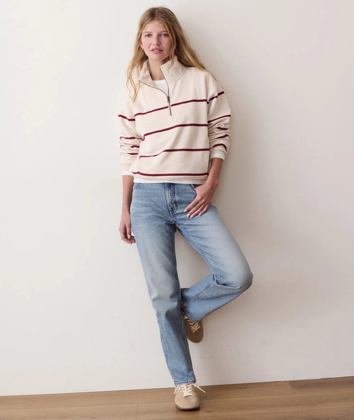 Marine Layer Cloud 9 Fleece Half Ziplong sleeve pullover