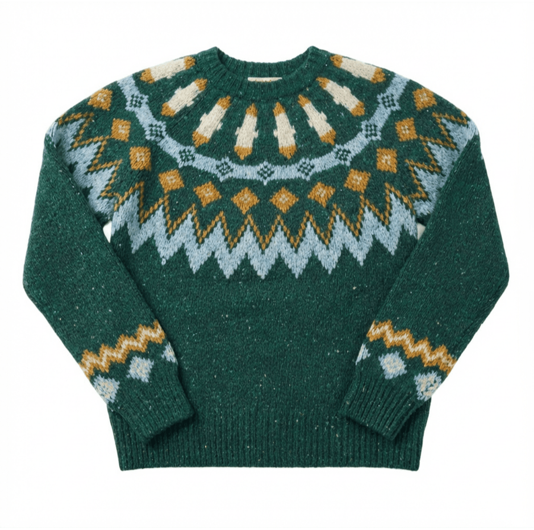 Marine Layer Donegal Fair Isle Sweaterlong sleeve knit