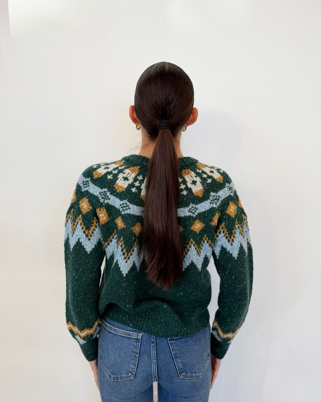 Marine Layer Donegal Fair Isle Sweaterlong sleeve knit