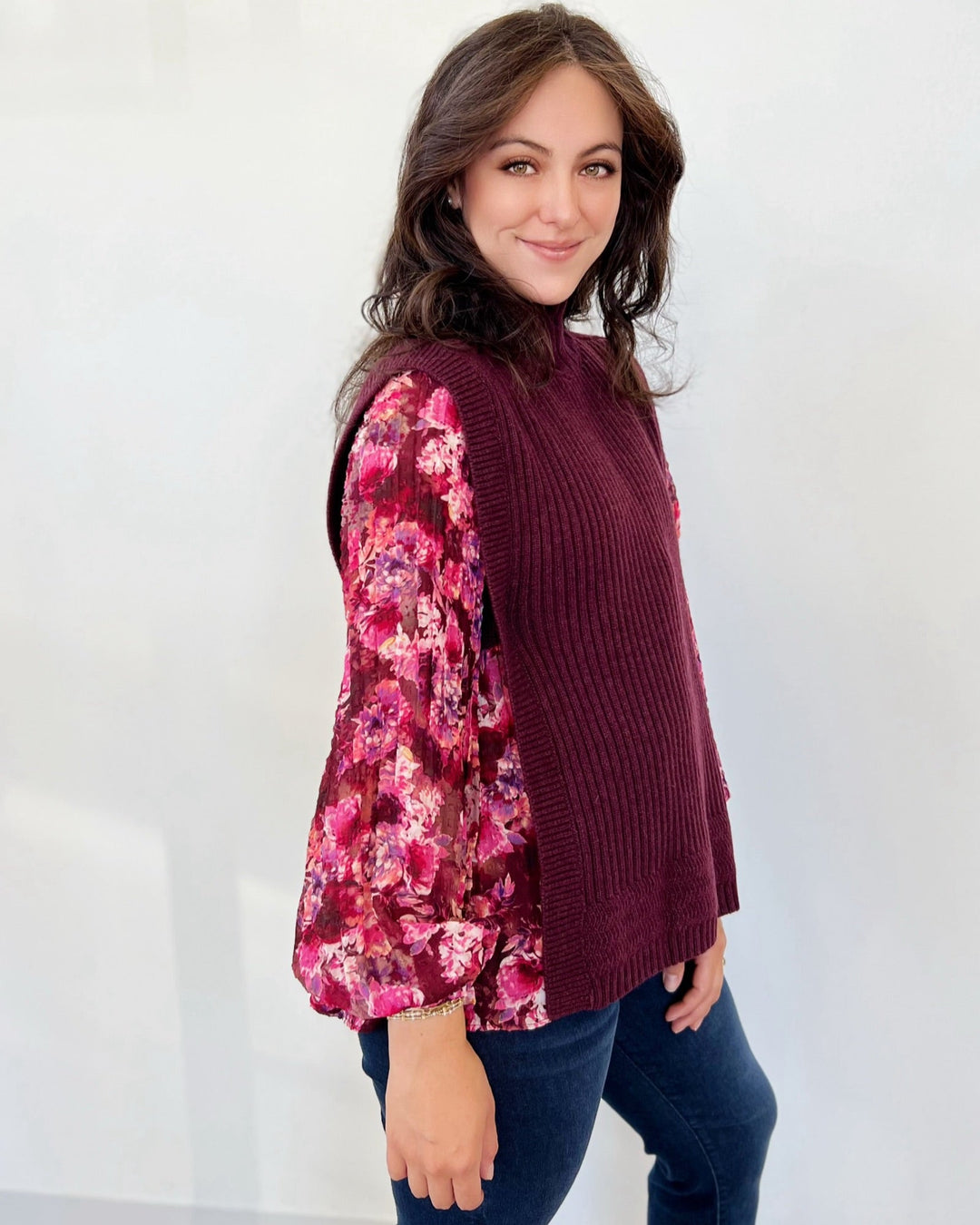 Marjorie Sleevless Knit Vestknit top