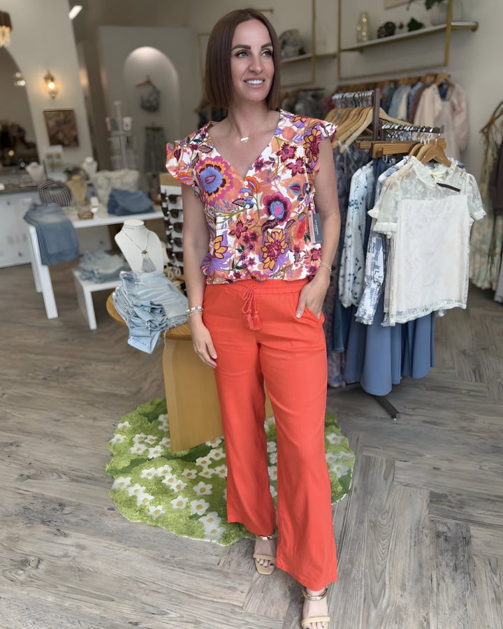 Marthe Floral Flutter BlouseBlouse