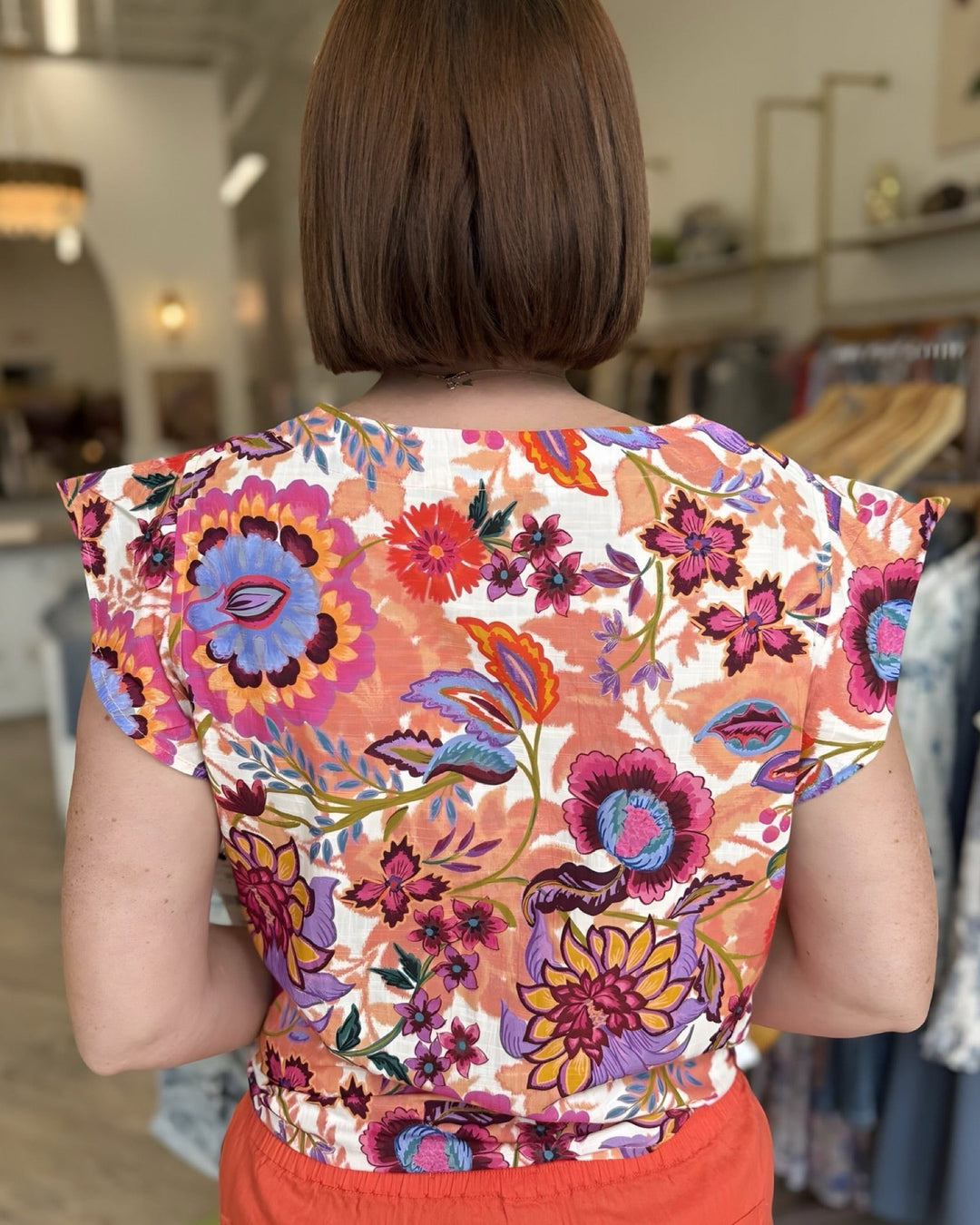 Marthe Floral Flutter BlouseBlouse
