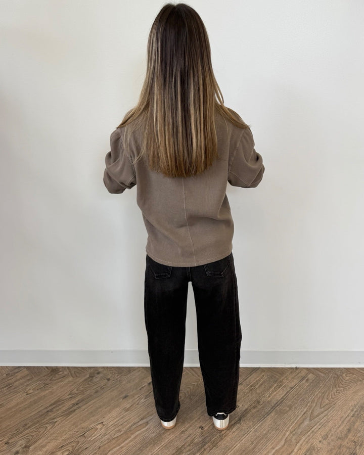 Mercy Long Sleeve With Laced Up CuffsLong Sleeve Top