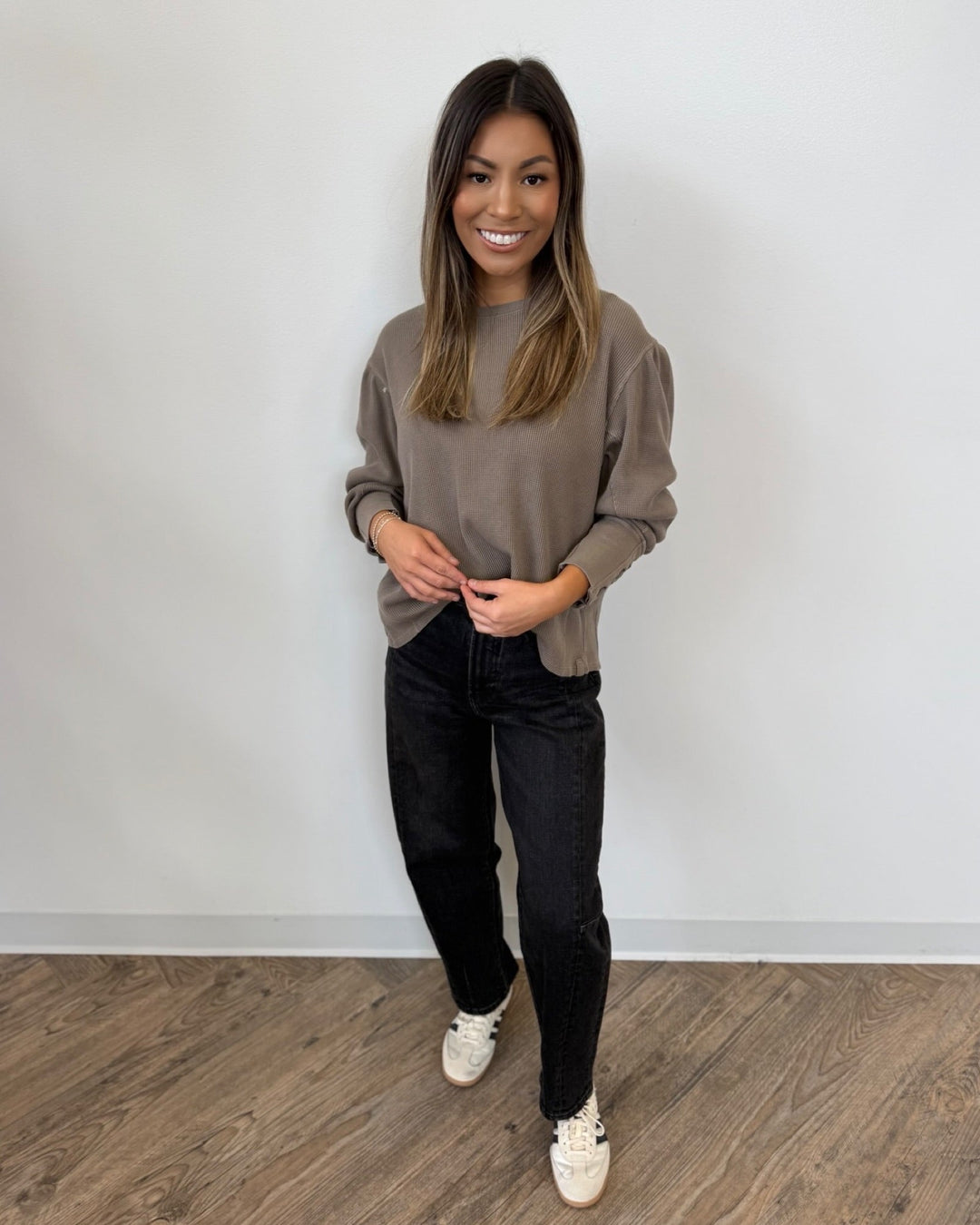 Mercy Long Sleeve With Laced Up CuffsLong Sleeve Top