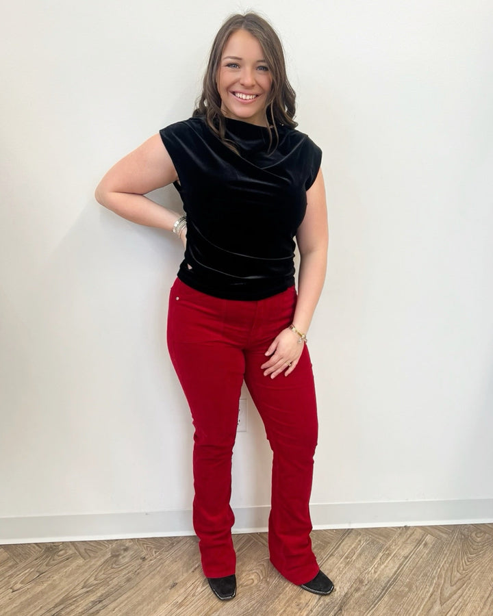 Mesa Sleeveless Velvet TopTop