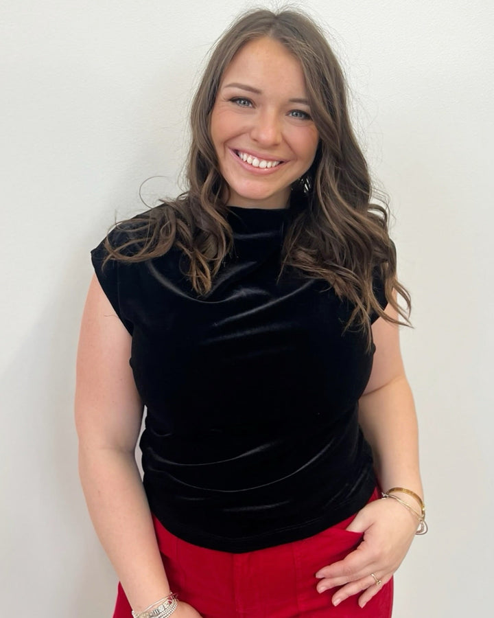 Mesa Sleeveless Velvet TopTop