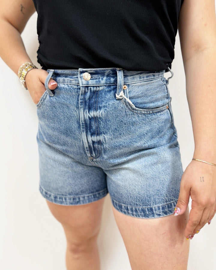 Milo High Rise Relaxed Denim Shortshort