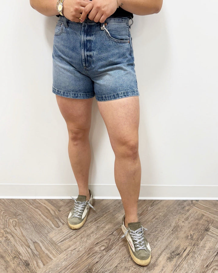 Milo High Rise Relaxed Denim Shortshort