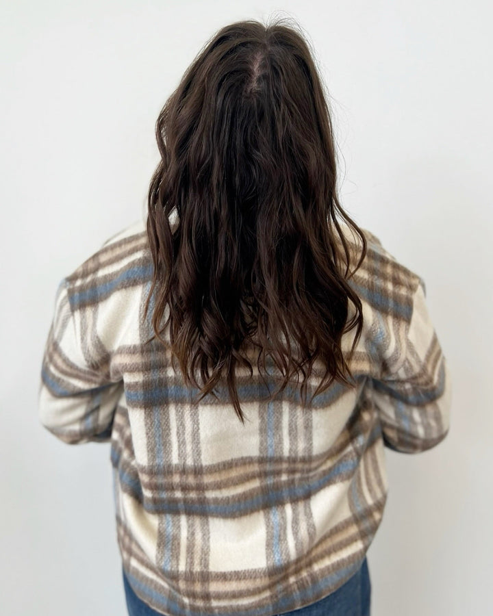 Mira Plaid Cropped CoatJacket