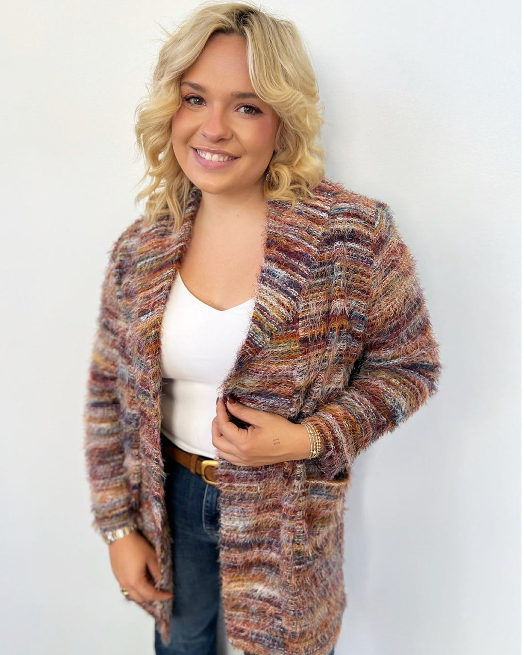 Monica Open Front CoatiganLMC002SK46J7