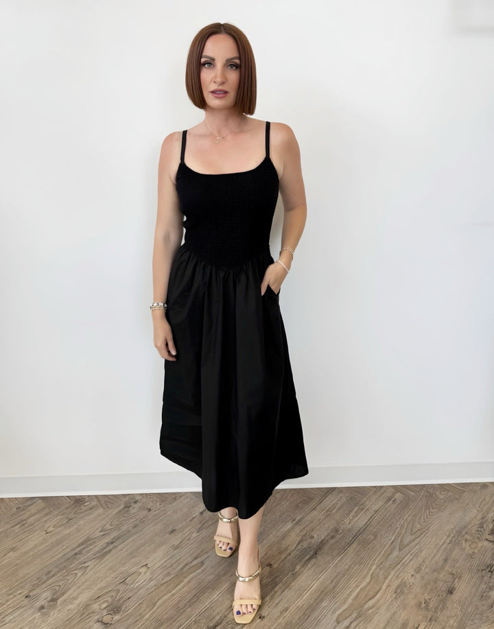 Monte Sleeveless Sundress with Smocked Bodicedress