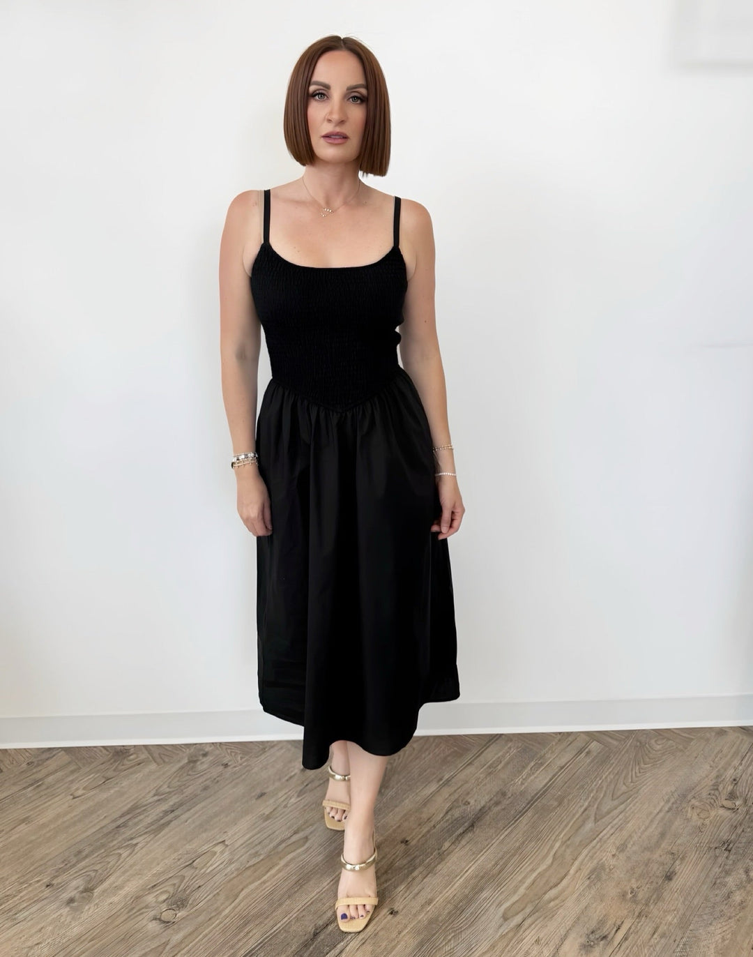 Monte Sleeveless Sundress with Smocked Bodicedress