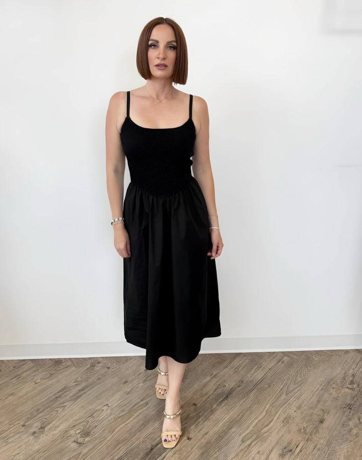 Monte Sleeveless Sundress with Smocked Bodicedress