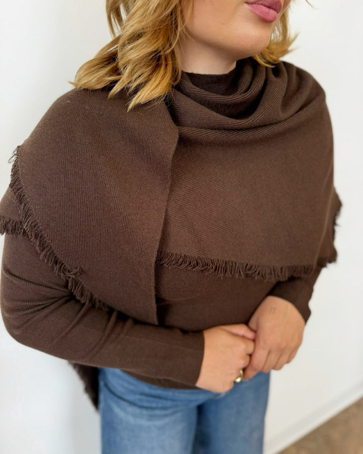 Murphy Scarf Sweaterlong sleeve knit