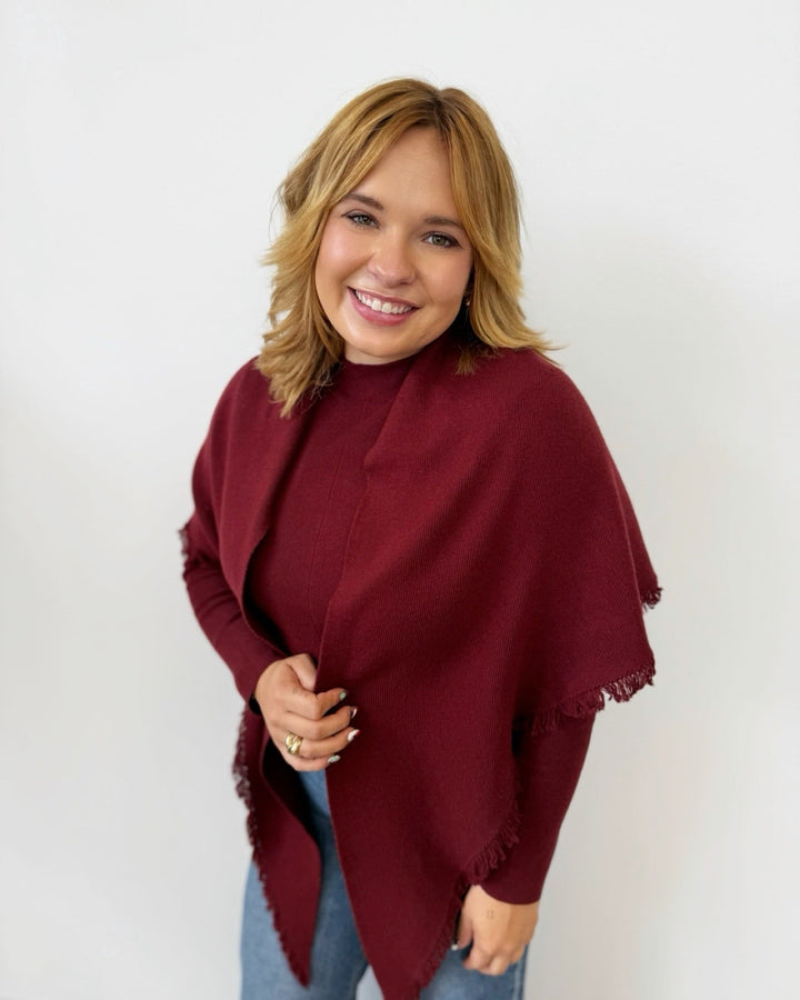 Murphy Scarf Sweaterlong sleeve knit
